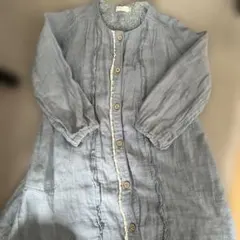 earth music&ecology ライトブルーワンピース