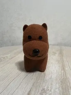 アフロ犬 アフロ無し ぬいぐるみ マスコット 平成 레트로