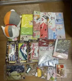 【18点まとめ売り】夏目友人帳 ニャンコ先生 一番くじ グッズセット