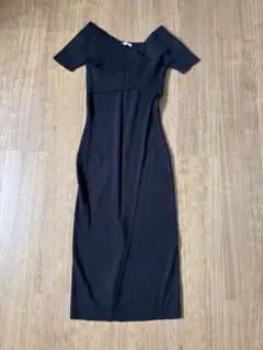 【お値下げ中】RESEXXY ブラック ニットワンピース 半袖