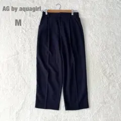 【AG by aquagirl 】センタープレステーパードパンツ スラックス M