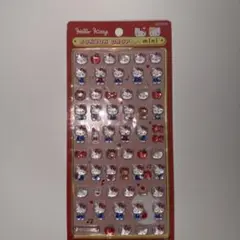 キティ　ボンボンドロップシールミニ　赤キティ　ミニ　ボンボンドロップ　シール