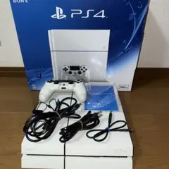 PS4 本体 ホワイト 500GB コントローラー付き