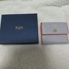 russet 二つ折り財布 ライトグレー/ピンクのサムネイル