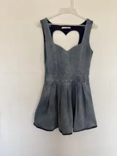 TWNROOM ノースリーブデニムワンピース