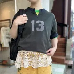 BEAMS BOY / サイクリング ハーフジップ ショートスリーブ Tシャツ