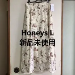 ハニーズ　新品タグ付き　￼￼￼GLACIER フレアスカート 花柄 Lのサムネイル
