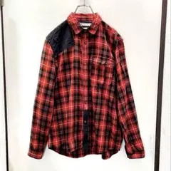 White Mountaineering パッチワーク ネルシャツ 14AWのサムネイル