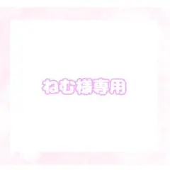 ねむ様専用ページ