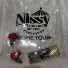 Nissy 4th LIVE プレミアムグッズ　クリアバッグ、リッピー、アクスタ