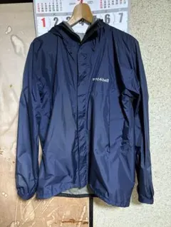 montbell ネイビー レインジャケット