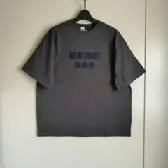マリークワント　ドット柄 刺繍 ロゴ Tシャツ　チャコール/ネイビー　M　新品のサムネイル