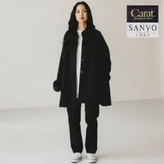 CARAT by SANYO COAT カシミア コート ゆったり イタリア製