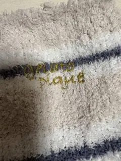 gelato pique ルームソックス ピンクストライプ　2足セット