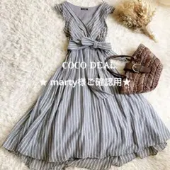 ✨専用✨ココディール×SWEETコラボ 先染めリボン ロングワンピース