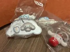 サンリオ　パッケージチャーム　シナモ　シナモロール　4体セット