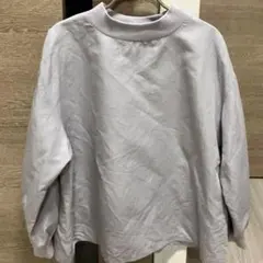美品】中川政七商店 綿麻ハイネックブラウス 灰桜 - メルカリ