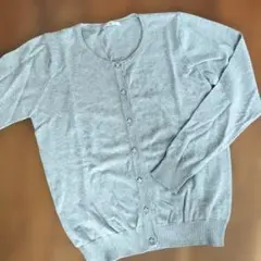 GLACIER グレー 長袖カーディガン M