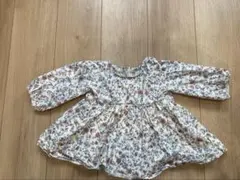 花柄長袖ワンピース(petit main)