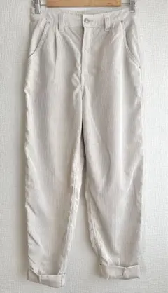 H&M コーデュロイ パンツ　アイボリー