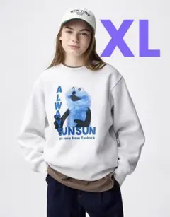 【新品未使用】ヘビーウェイトスウェットプルオーバーパペットスンスンGU XL