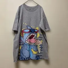 Disney Store スティッチ Tシャツ グレー M unisex Lのサムネイル