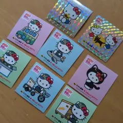 ヤマト運輸 ハローキティ 50周年記念 ステッカー 8種セットのサムネイル