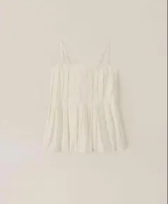 OHOTORO “pleated cami top” sora - メルカリ