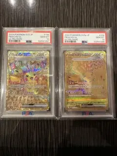 2024 ポケモン ピカチュウex UR PSA10 2枚セット