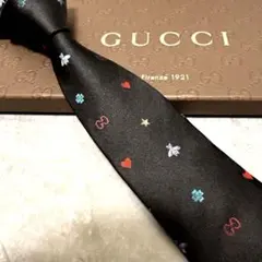 激レア GUCCI エンブロイダリー 刺繍 ネクタイ テテ BTS 希少カラー