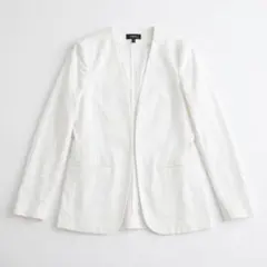 Theory セオリー 麻 ノーカラージャケット ECO CRUNCH WASHのサムネイル