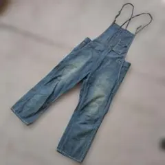 ★b3247 Johnbull【M】デニムブルー サロペット オーバーオールのサムネイル