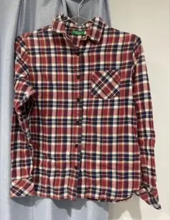 earth music&ecology チェック　シャツ　S