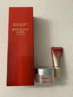 アスタリフト　洗顔料&サンプル2種(Opme gel・セラム)