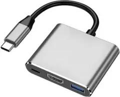 P636 USB-C〜HDMI変換アダプター 100W PD対応 タイプC