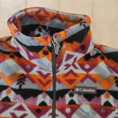 Columbia フリースジャケット 多色 幾何学模様