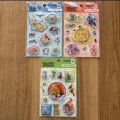 韓国ポケモンシール　ウォーターシール　シャカシャカシール