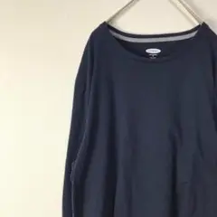 USA古着 old navy ロンT ネイビー