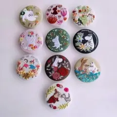 サンスター文具限定 ムーミン刺繍缶バッジ コンプリート - メルカリ