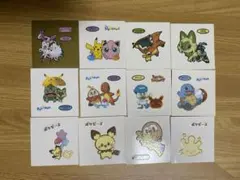 ポケピース / ポケモン パン デコキャラシール 12枚 E