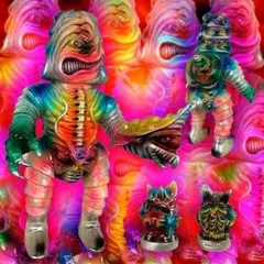 【値下げ】インディーズソフビ sofubi Twin Hell ワンオフ 値下げ】インディーズソフビ sofubi Twin Hell ワンオフ 値下げ