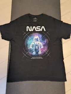 古着 公式 NASA Tシャツ 黒 XLサイズ