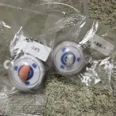 くら寿司　ビッくらポン　鮮度くんフィギュア　はまち&大葉真いか　ボールチェーン