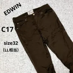 【EDWIN】C17 シーセブンティーン カジュアルパンツ ダークブラウン