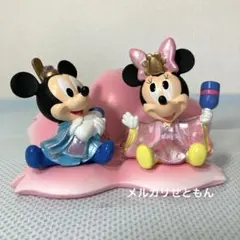 【新品未使用】ディズニー　ベビーミッキー　ミニー　ひな人形