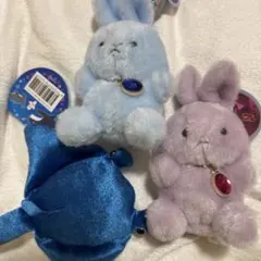 うさぎ ぬいぐるみ マスコット 3点セット