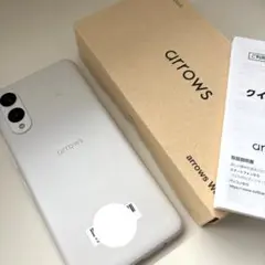 開封済みほぼ未使用品】arrows We2 ミストホワイト 【即購入ok