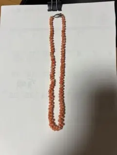 SILVER 珊瑚 ネックレス