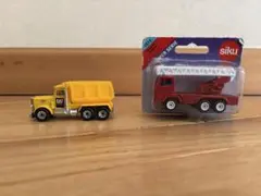 【ミニカー】　CAT ダンプトラック & Siku トレーラー セット