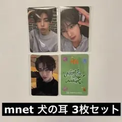 ゼベワン　トレカ　子犬　犬の耳　mnet